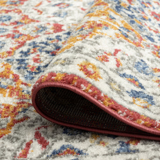 Adriana Transitional Oriental Area Rug, Multi & Light Red, 8'10'' X 12'2''