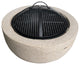 17'' H x 24'' W Polyresin Wood Burning Outdoor Fire Pit