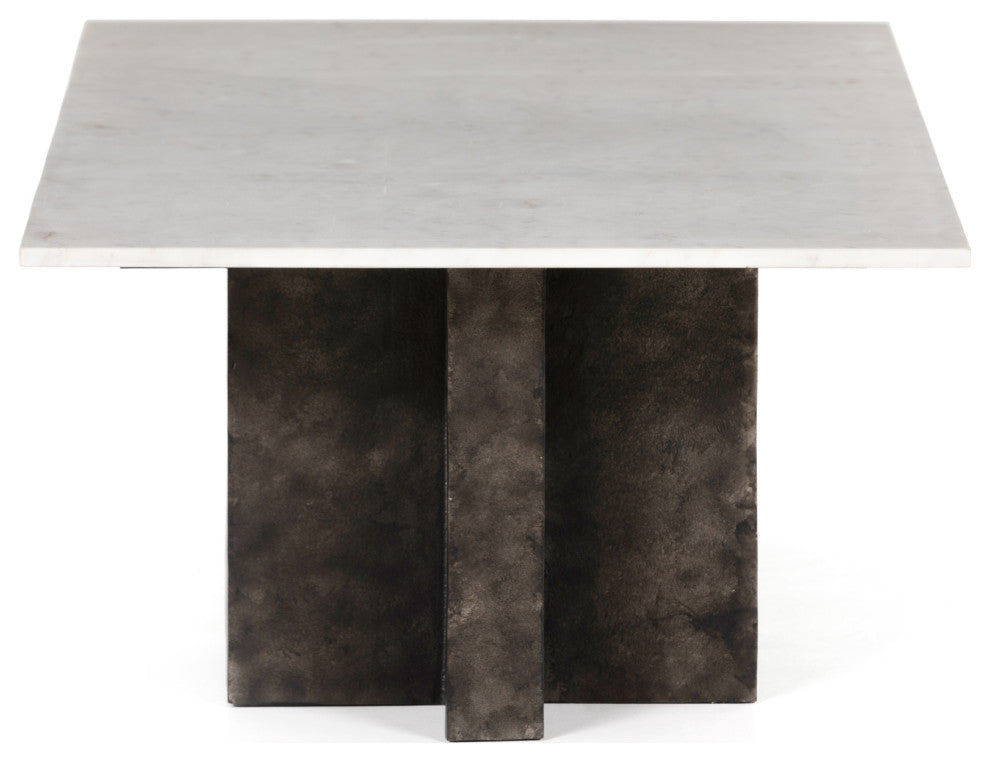 Terrell Coffee Table-Raw Black