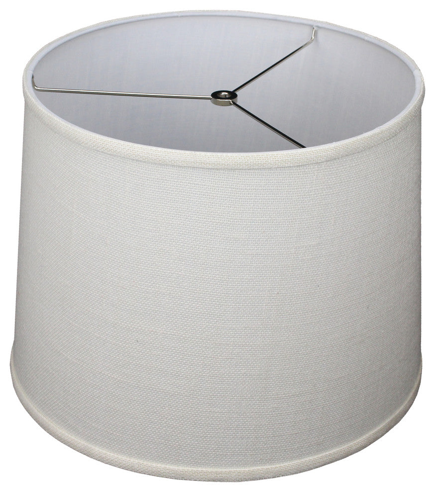 Fenchel Shades 14"x16"x12" Spider Attachment Empire Lamp Shade , Burlap Off Whit