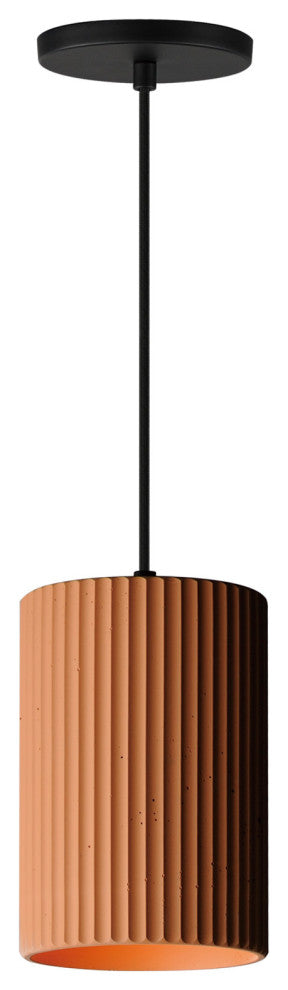 ET2 E25052 Souffle 6"W LED Mini Pendant - Gray