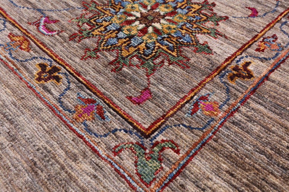 Persian Tabriz Handmade Rug 5' 0" X 6' 7" - Q12184