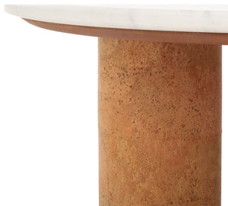 Safavieh Couture Marilynn Cork Coffee Table, White/Cork