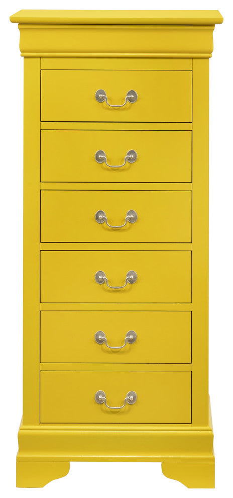 Louis Phillipe Lingerie Chest, Yellow