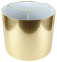 Classic Drum Metallic Lampshade, 12"x12"x10", Gold