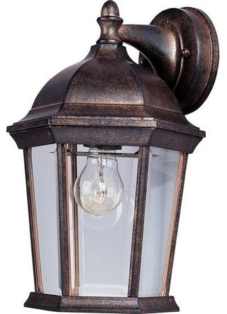 Maxim 1024 Builder Cast 12" 1 Light Wall Sconce - Empire Bronze / Clear Glass