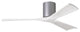 Matthews Fan, Irene-3H Ceiling Fan, Brushed Nickel, 52-Inch, Matte White