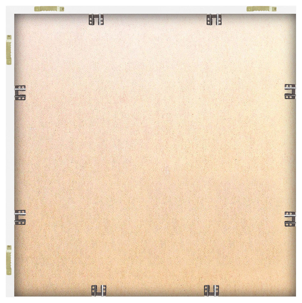 "Hipster Bottles" Framed Painting Print, 24"x24"