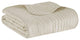 Microfiber Oversized Quilted Throw With Scalloped Edges, MP50-1215
