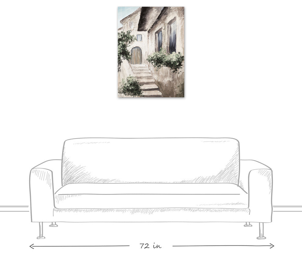 Painted Stairway 20x30 Canvas Wall Art