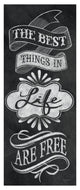 "The Best Things in Life" Digital Paper Print by Mary Urban, 18"x42"