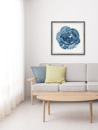 "Spiral Maze" Framed Painting Print, 24x24