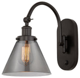 Cone Sconce, Oil Rubbed Bronze, Plated Smoke, Plated Smoke