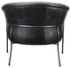 Retro Gordon Arm Chair Black - Black