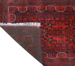 Khamyab Raya Red/Navy Runner, 2'6x19'7