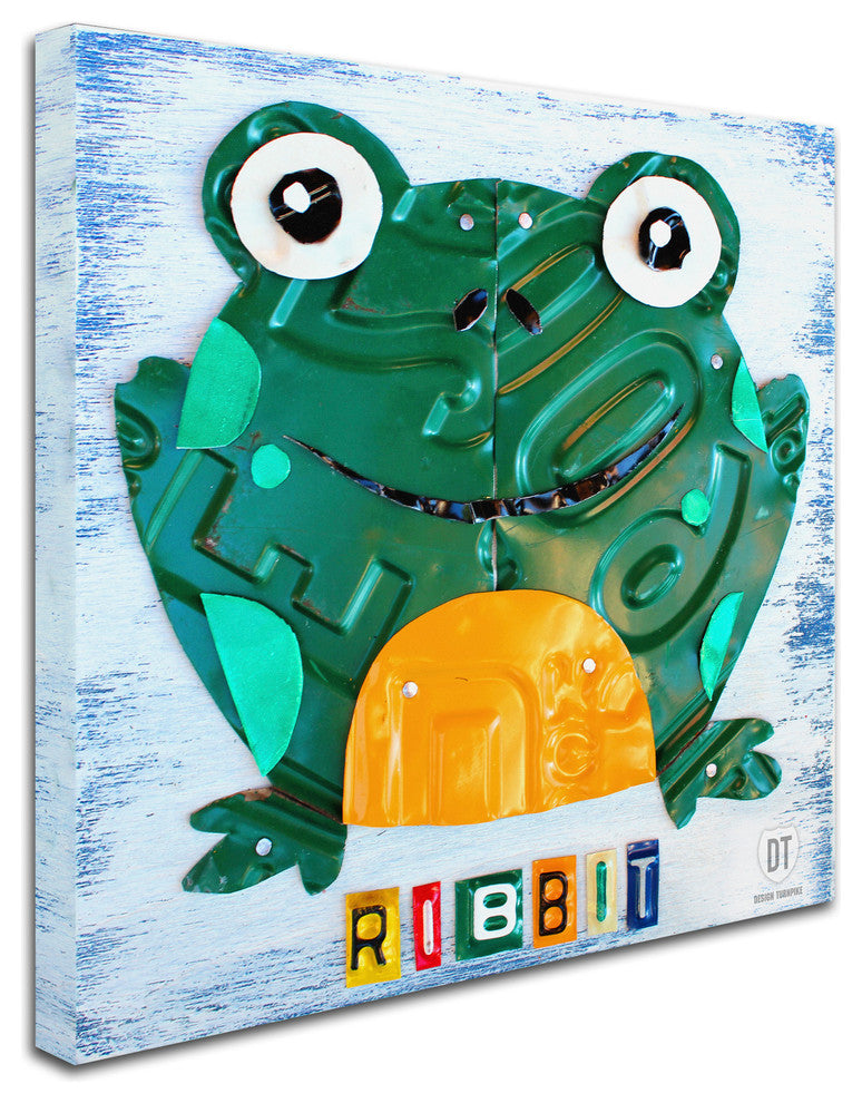 "Ribbit the Frog" Canvas Art by Design Turnpike