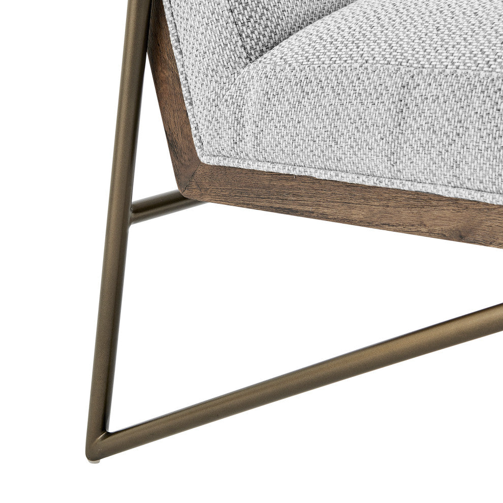 Marlow Fabric Accent Chair, Cardiff Gray