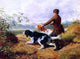 Arthur Fitzwilliam Tait Going Out, 21"x28" Wall Decal