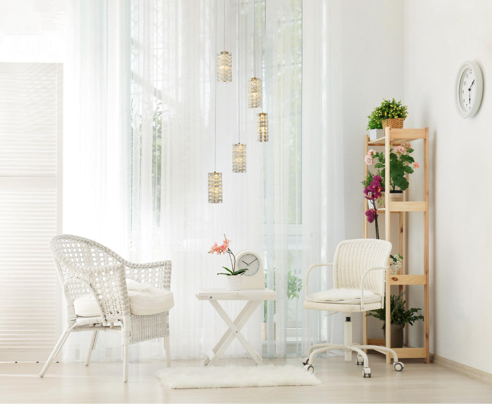 Home Living 20" LED Pendant, Satin Gold