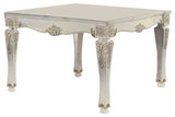Wood Counter Height Table, Antique Pearl Finish