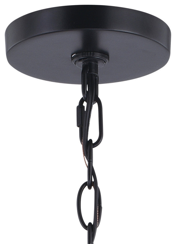 Hayes Four Light Pendant, Black