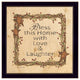 "Bless this Home" By Linda Spivey, Printed Wall Art, Ready To Hang, Black Frame