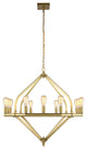 Illumina 12-Light Pendant, Burnished Brass