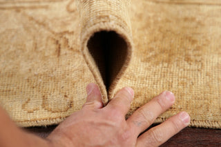 Consigned, Handmade Antique Persian Medallion 7x11 Distressed Oriental Faded Rug