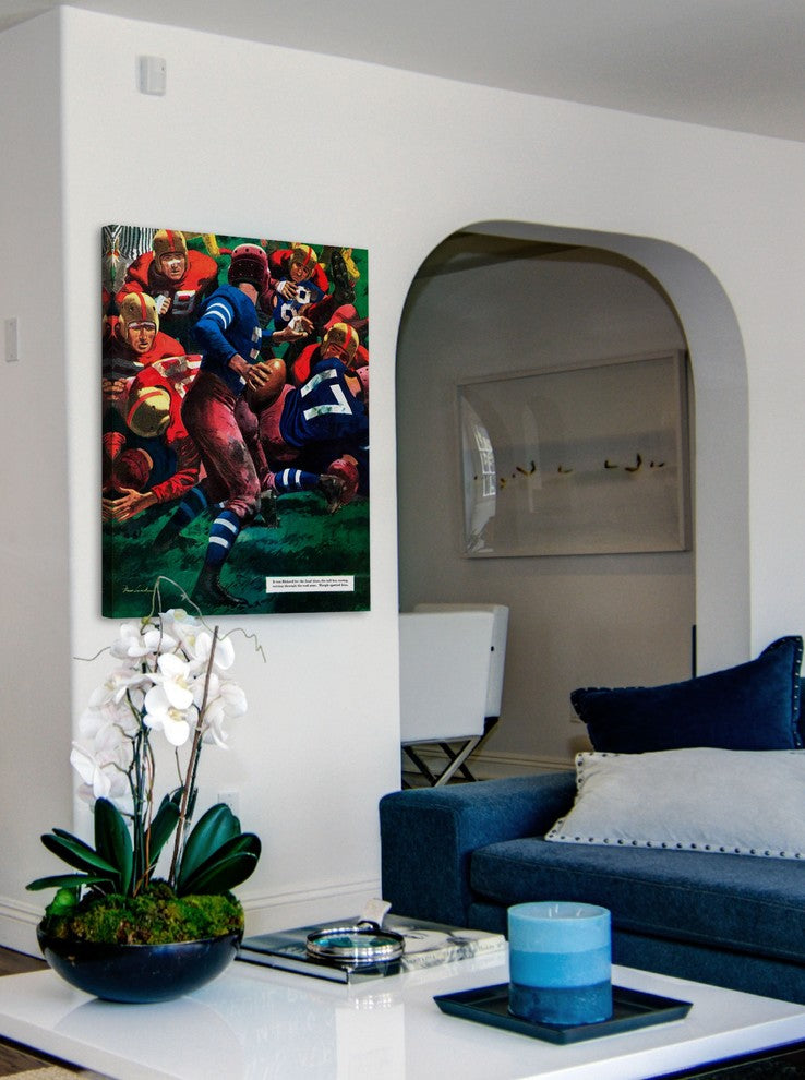 "The Golden Arm" Painting Print on Canvas by Fred Ludekens