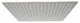 New Large 16" Nickel Brushed Rainfall Shower Head Ultrathin Square Shower Head