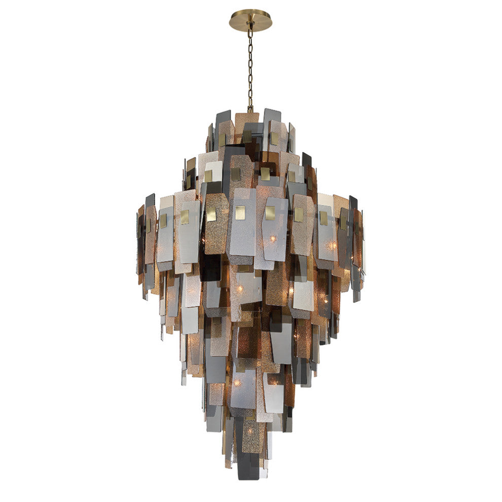 Cocolina 39-Light Chandelier, Bronze