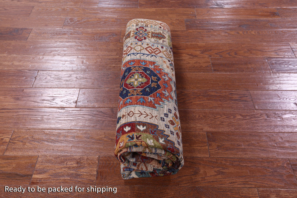 5' 7" X 7' 11" Fine Turkmen Handmade Wool Rug - Q12521