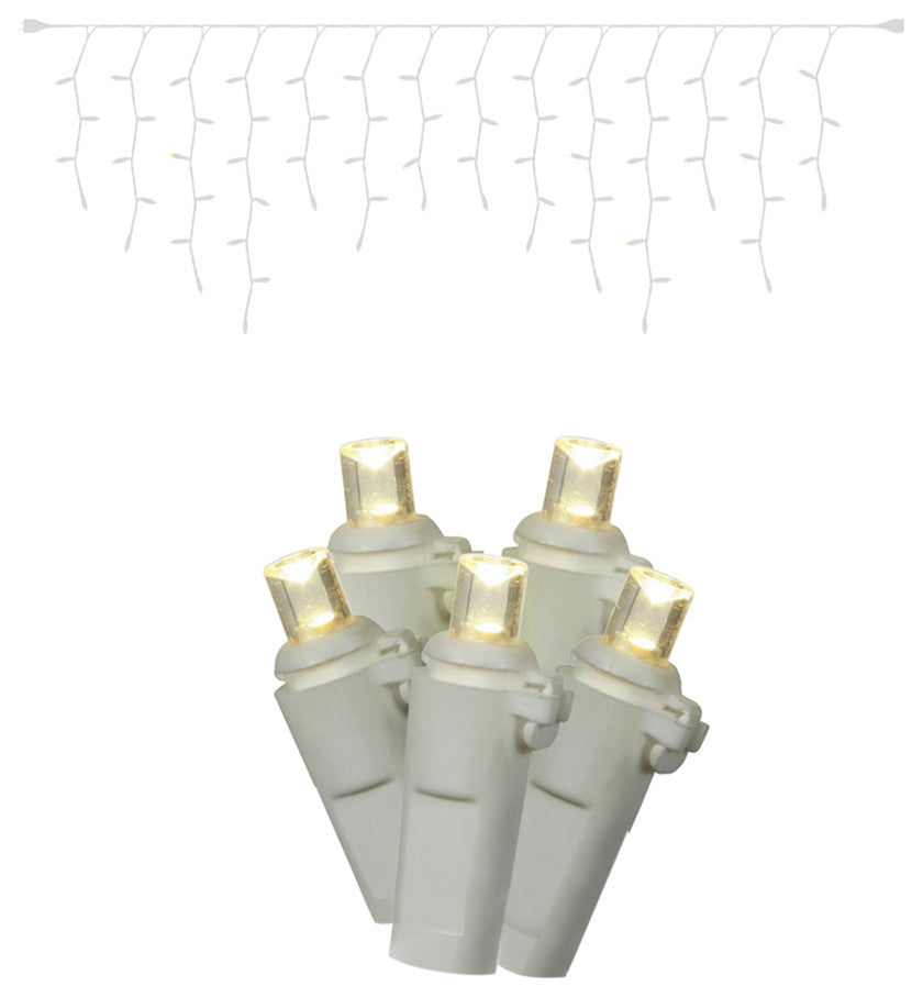 Vickerman X6W3301 70 Warm White Wide Angle Led, 9' Christmas Mold Light Strand