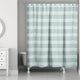 Blue Stripes Shower Curtain