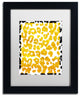 Color Bakery 'Wild Thing' Matted Framed Art, Black Frame, White Mat, 11x14