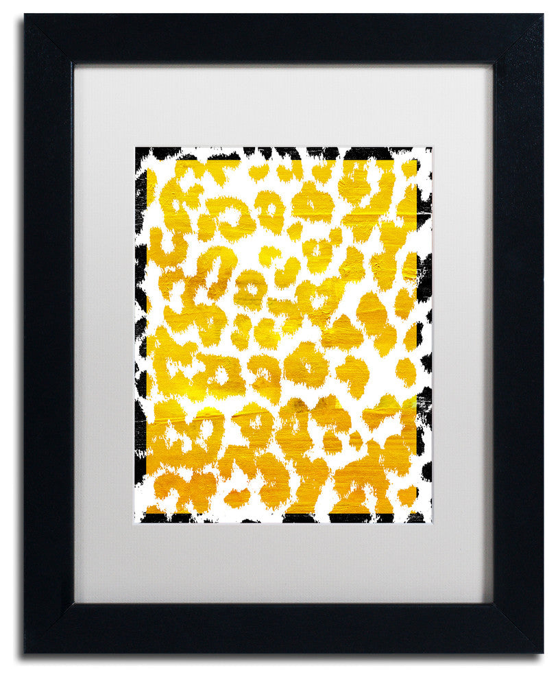 Color Bakery 'Wild Thing' Matted Framed Art, Black Frame, White Mat, 11x14