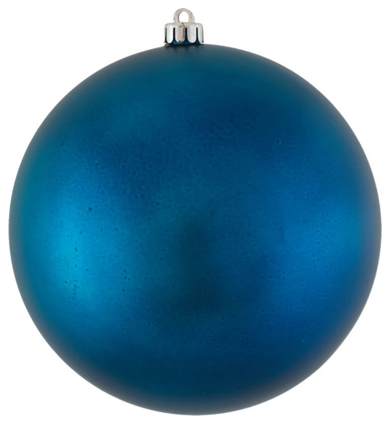 Vickerman 12" Sea Blue Matte Ball Ornament