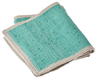 Bordered Turquoise Table Top Set, 1'4" X 6'8"