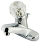 Kingston Brass Single-Handle 4" Centerset Bathroom Faucet, Polished Chrome