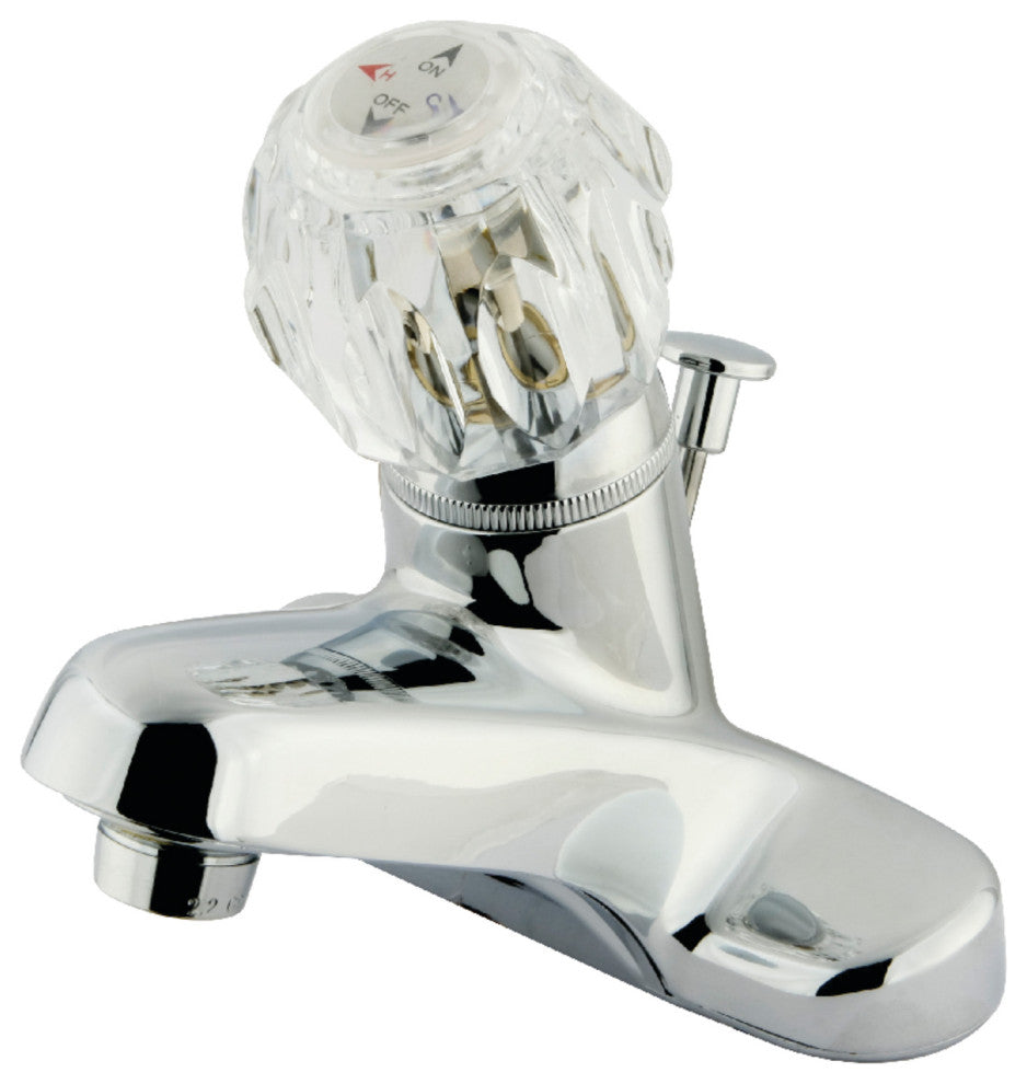 Kingston Brass Single-Handle 4" Centerset Bathroom Faucet, Polished Chrome