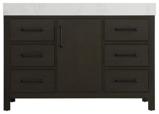 Home Living 48" Single Bathroom Vanity, Mocha Brown