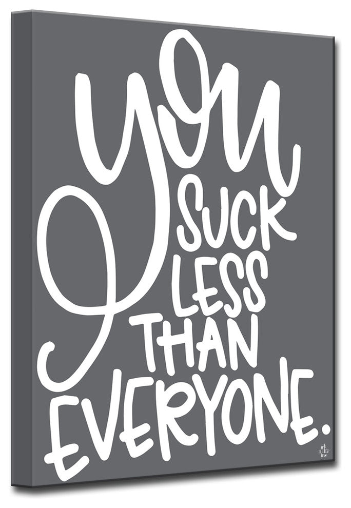 Ready2HangArt 'YouxLess' by Ink Letter Love Canvas Art, 40"x30"