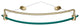 Elie Bathroom Corner Shelf, Brushed Gold