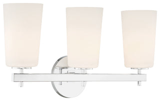 Colton 3 Light Polished Chrome Wall Mount