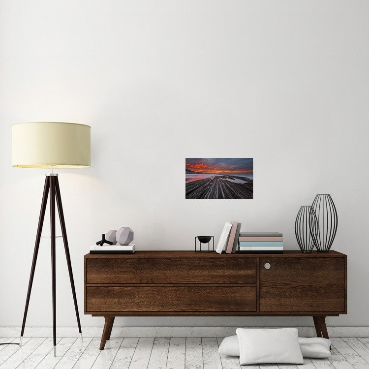 "Highway To Hell" Stretched Canvas Giclee by Mikel Lastra, 22"x13"