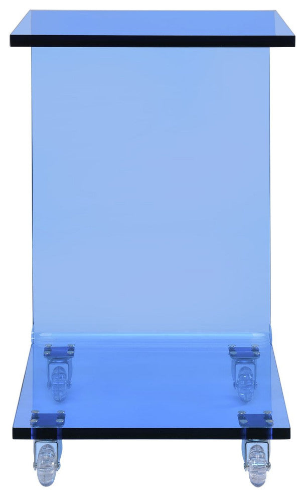 Peek Acrylic Snack Table, Blue