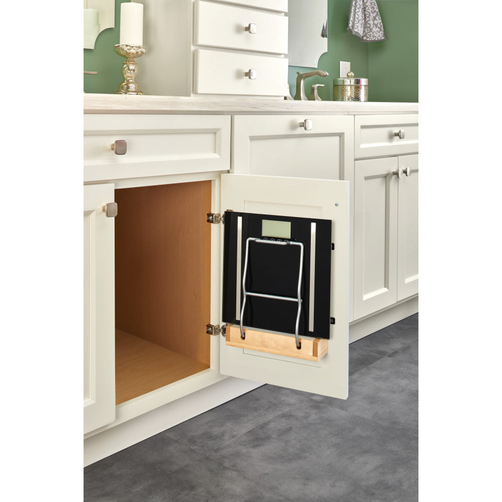 Wood Door Mount Vanity Cabinet Door Mount Scale Holder
