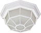 1-Light 12" Spider Cage Ceiling in White