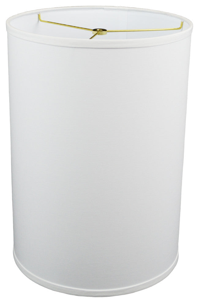 Fenchel Shades 12"x12"x17" Drum Lamp Shade, Linen White