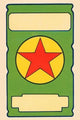 Red Star Broom Label- Fine Art Giclee Print 24" x 36"